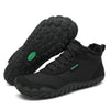 Calzado barefoot mujer para invierno con suela de caucho antideslizante multiterreno.