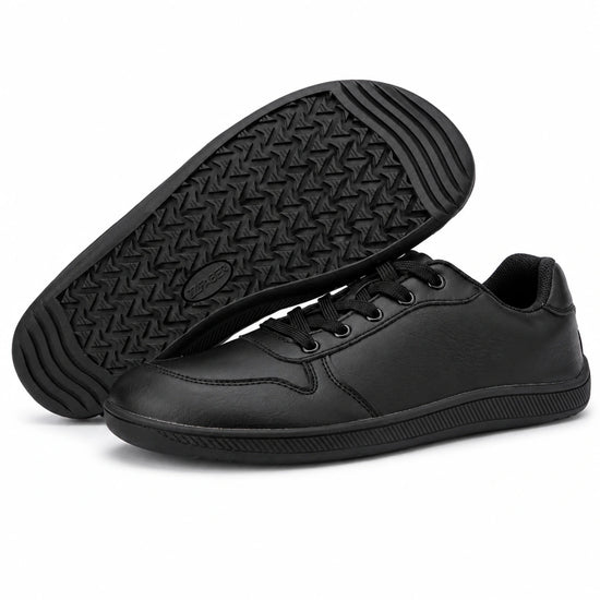 Calzado barefoot negro horma ancha ZZFaber — zapato barefoot casual negro puntera ancha mujer Chile