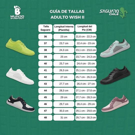 Guía de Tallas