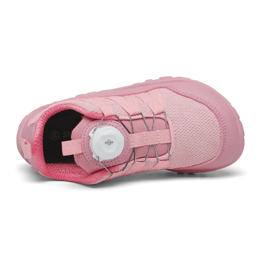 Vista superior de zapatilla infantil Saguaro Forestep I, mostrando la forma anatómica que respeta el crecimiento del pie.