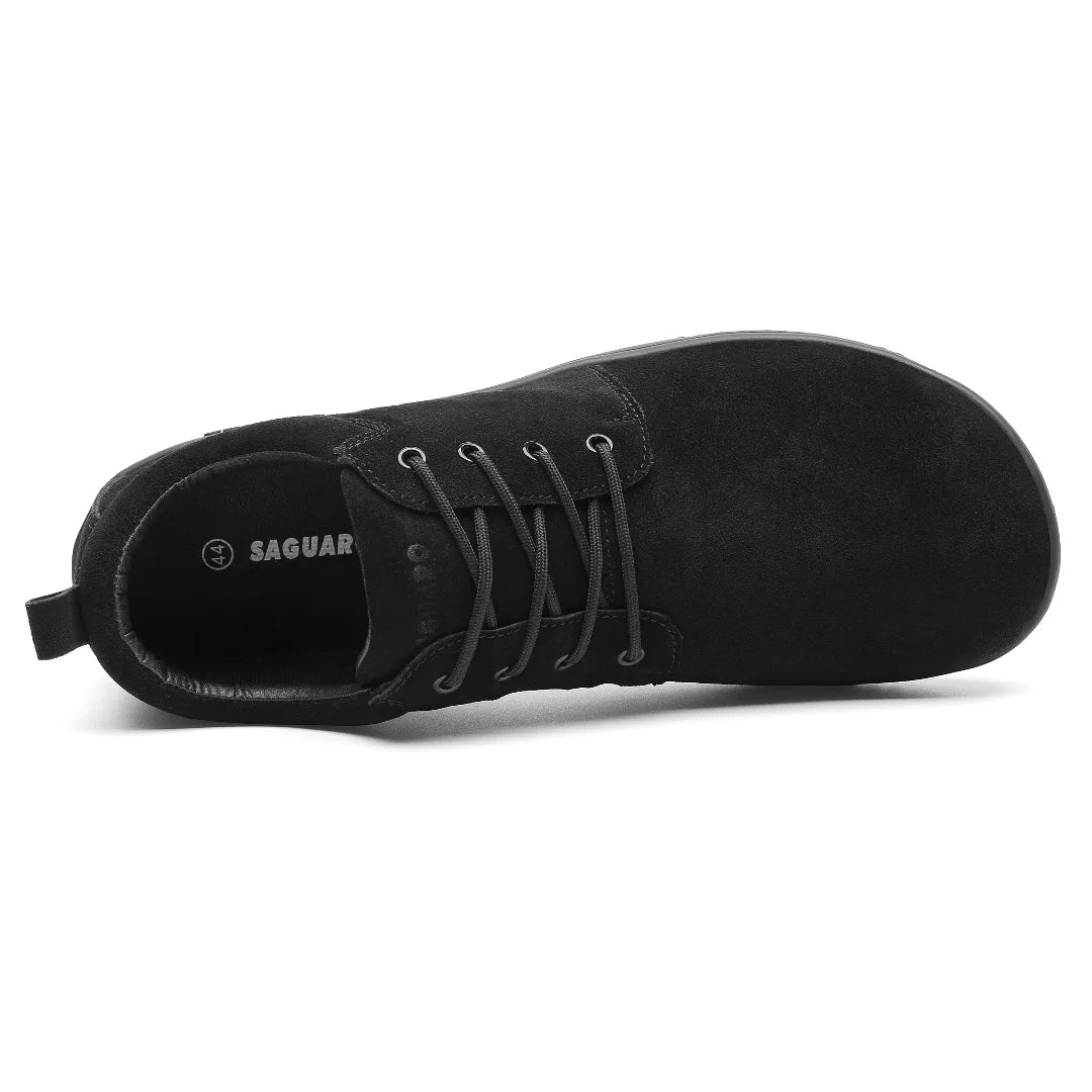 Zapato Dream I negro vista superior mostrando ajuste minimalista.