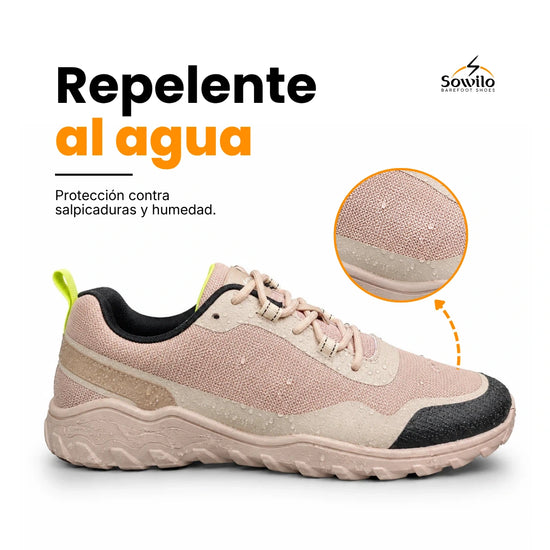 Sowilo Algiz outdoor repelente al agua beige — zapatilla barefoot impermeable outdoor beige Chile