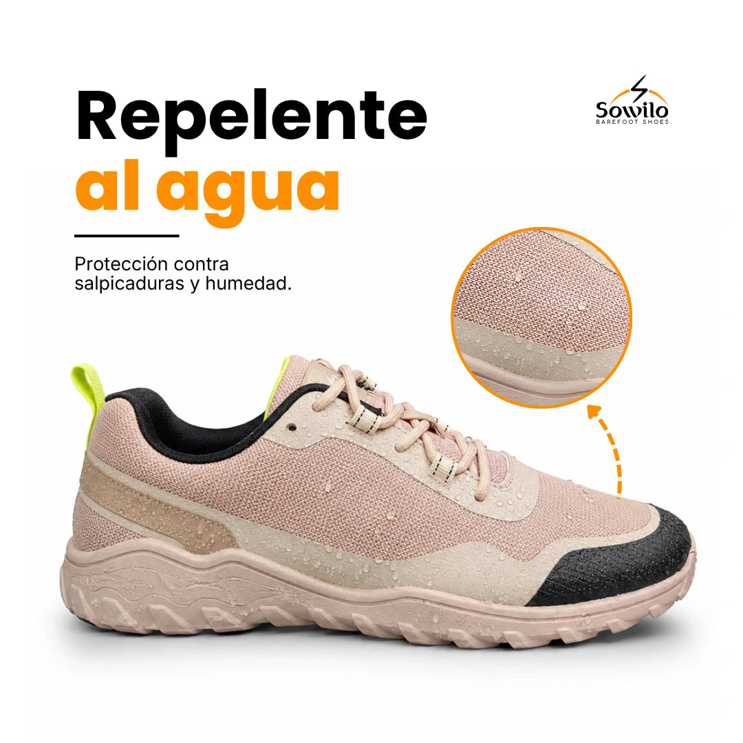 Sowilo Algiz outdoor repelente al agua beige — zapatilla barefoot impermeable outdoor beige Chile