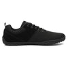 Zapatillas Saguaro Wish I negras vista lateral con suela flexible.