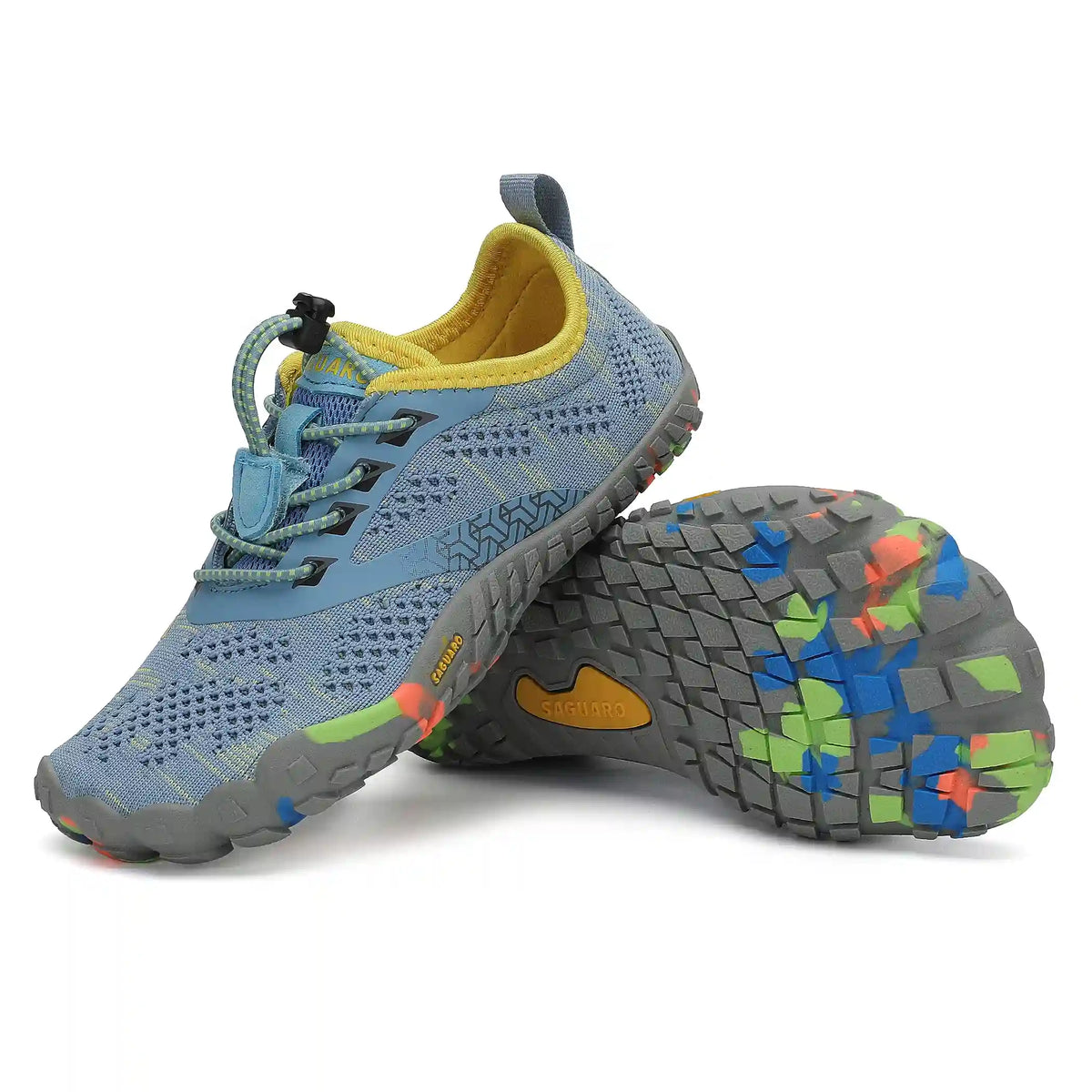 Par de zapatillas barefoot Saguaro Kids Smart I celeste